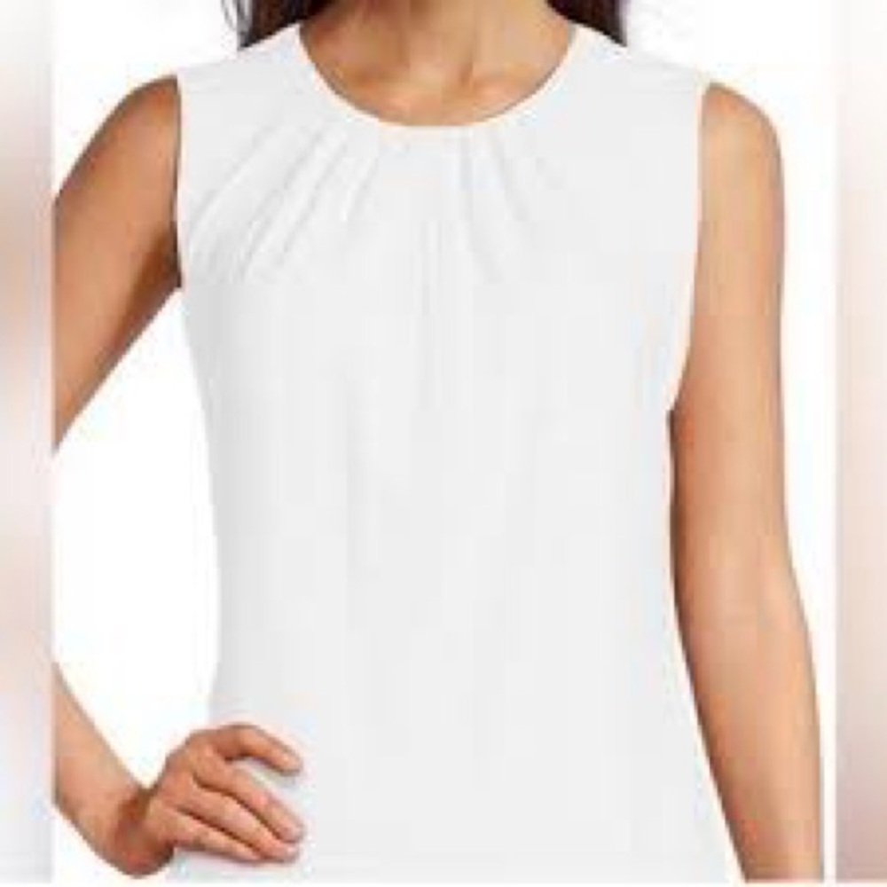 Calvin Klein Women's Elegant White Blouse